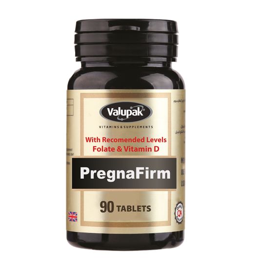 PregnaFirm | Folic Acid, Iron, Vitamin D, Vitamin C, B, Zinc, Magnesium | 90 Tablets