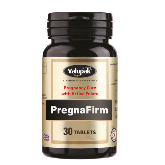 PregnaFirm | Folic Acid, Iron, Vitamin D, Vitamin C, B, Zinc, Magnesium | 30 Tablets