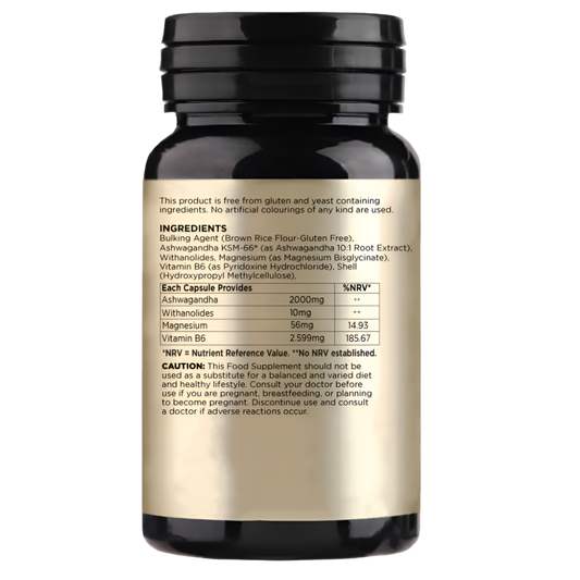 ValuCalm | Ashwagandha, Magnesium, Vitamin B6 | 90 Capsules