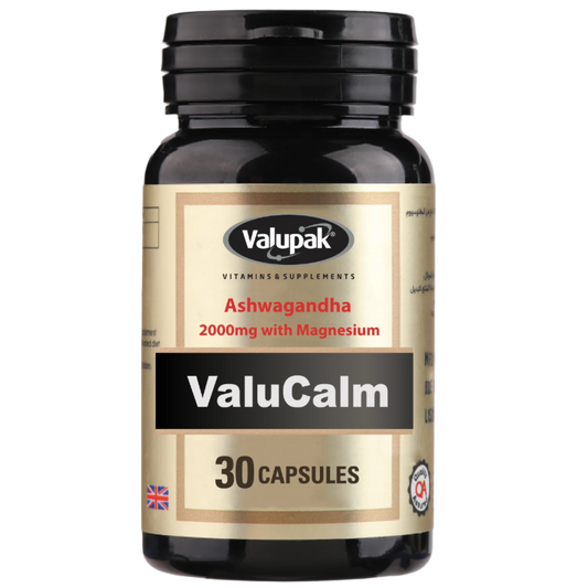 ValuCalm | Ashwagandha, Magnesium, Vitamin B6 | 30 Capsules