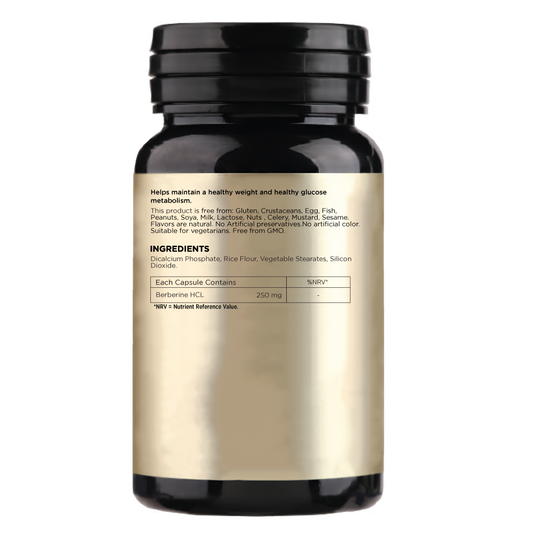 ValuControl | Berberine HCL 250mg | 90 Capsules