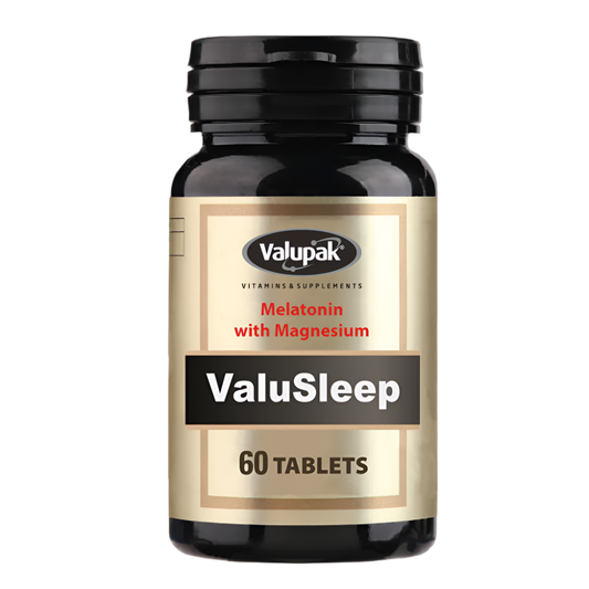 ValuSleep | Melatonin 5mg, Magnesium Glycinate 150mg | 60 Tablets